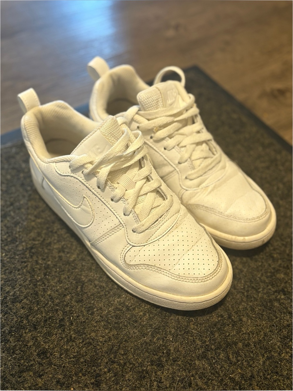 Nike Kids White Low-Top Sneakers